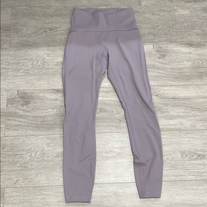 Lululemon lavender mesh leggings